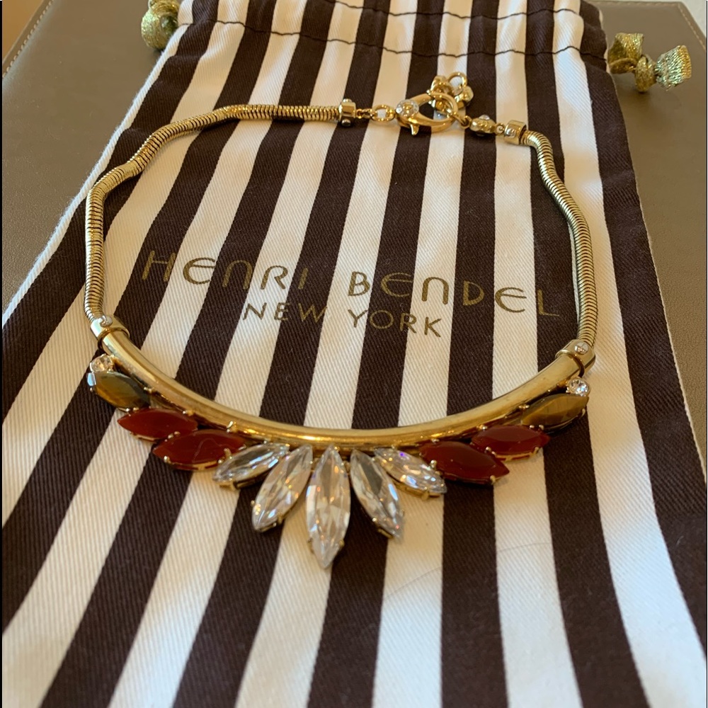 Henri Bendel Statement Crystal Necklace